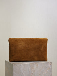 YSK432 CASSANDRE Large Envelope Pouch in Suede / 11.6" x 7.1" x 1.8" / HIGHEST QUALITY VERSION