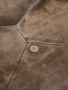 YSK432 CASSANDRE Large Envelope Pouch in Suede / 11.6" x 7.1" x 1.8" / HIGHEST QUALITY VERSION