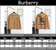 Load image into Gallery viewer, CLTH506 Burberry Equestrian Knight Jacquard Zip Hooded Knit Cardigan
