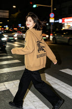 Load image into Gallery viewer, CLTH506 Burberry Equestrian Knight Jacquard Zip Hooded Knit Cardigan
