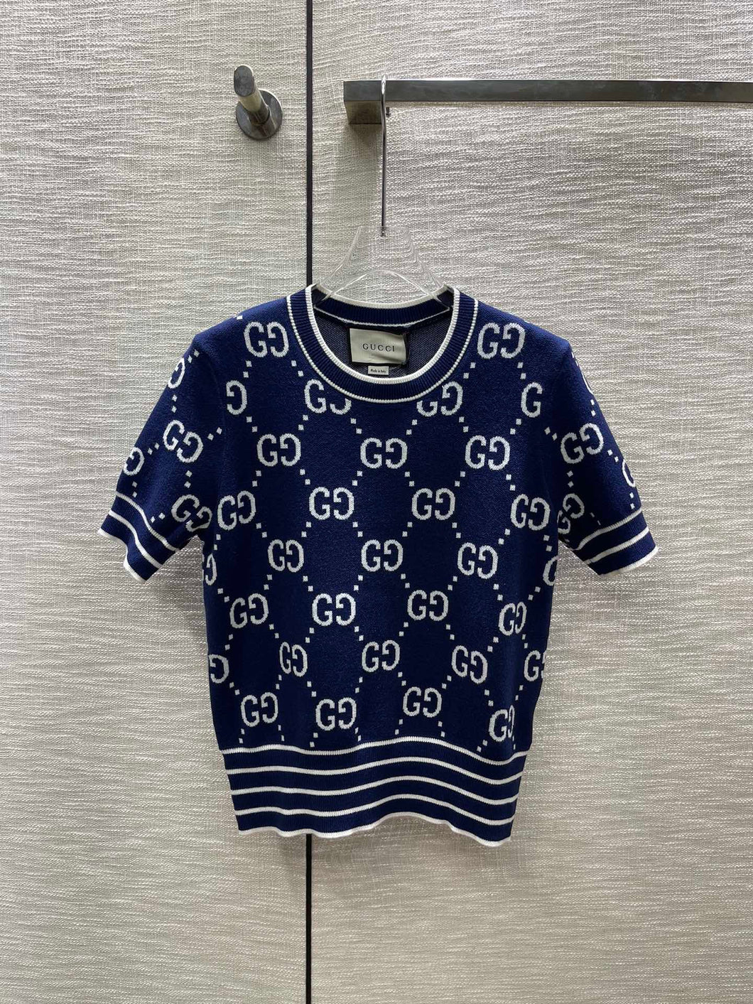 CLTH331 GG Cotton Jacquard Top