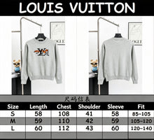 Load image into Gallery viewer, CLTH507 LV Fox Intarsia Crewneck Knit Sweater
