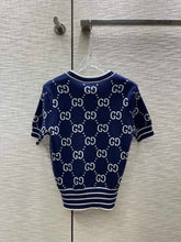Load image into Gallery viewer, CLTH331 GG Cotton Jacquard Top
