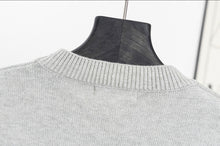 Load image into Gallery viewer, CLTH507 LV Fox Intarsia Crewneck Knit Sweater
