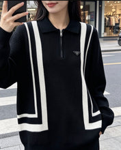 Load image into Gallery viewer, CLTH508 Prada 2026 Fall/Winter Stand-Collar Knit Sweater
