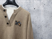 Load image into Gallery viewer, CLTH511 Burberry Equestrian Knight Crewneck Sweater
