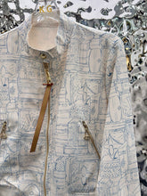 Load image into Gallery viewer, CLTH454 LV Monogram Zip-Up Reversible Jacket / SizeS/M/L
