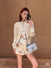 Load image into Gallery viewer, CLTH454 LV Monogram Zip-Up Reversible Jacket / SizeS/M/L
