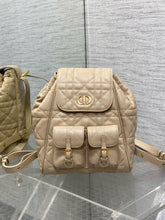Load image into Gallery viewer, DR478 Small/Medium Dior Caro Backpack / HIGHEST QUALITY VERSION
