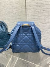 Load image into Gallery viewer, DR478 Small/Medium Dior Caro Backpack / HIGHEST QUALITY VERSION
