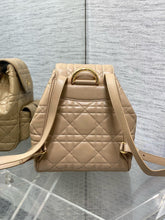 Load image into Gallery viewer, DR477 Small/Medium Dior Caro Backpack / HIGHEST QUALITY VERSION
