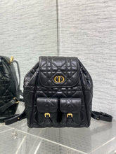 Load image into Gallery viewer, DR479 Small/Medium Dior Caro Backpack / HIGHEST QUALITY VERSION
