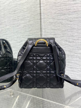 Load image into Gallery viewer, DR479 Small/Medium Dior Caro Backpack / HIGHEST QUALITY VERSION
