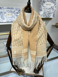 CLTH471 Dior Oblique Scarf / 71 x 17.5 inches