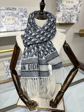 Load image into Gallery viewer, CLTH474 Dior Oblique Scarf / 71 x 17.5 inches
