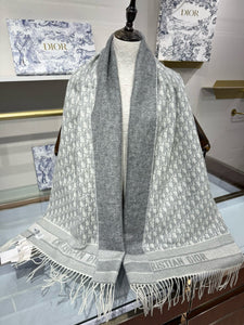 CLTH474 Dior Oblique Scarf / 71 x 17.5 inches