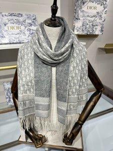 CLTH474 Dior Oblique Scarf / 71 x 17.5 inches
