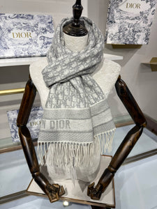 CLTH474 Dior Oblique Scarf / 71 x 17.5 inches