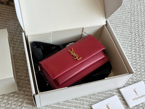 YSK412 Sunset Clutch in Box Saint Laurent / 4.7" x 8.6" x 0.8"