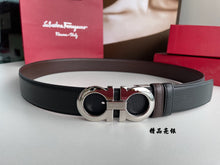 Load image into Gallery viewer, BL278 Ferragamo Men's Reversible Belt / 3.5cm
