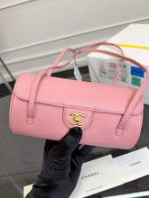Load image into Gallery viewer, CC13867 Chanel 26P Preppy Bowling Bag / HIGHEST QUALITY VERSION / 10 x 20.5 x 10 cm
