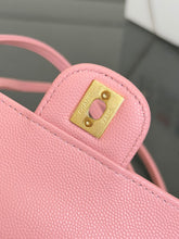Load image into Gallery viewer, CC13867 Chanel 26P Preppy Bowling Bag / HIGHEST QUALITY VERSION / 10 x 20.5 x 10 cm
