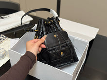 Load image into Gallery viewer, DR564 Small Dior Caro Bucket Bag /8x9.5x3.5nches
