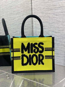 DR428 Medium Dior Book Tote / HIGHEST QUALITY VERSION / 14 x 11 x 6.5 inches