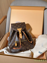 Load image into Gallery viewer, LB1443 Louis Vuitton Montsouris PM Backpack / 25 x 30 x 9 cm

