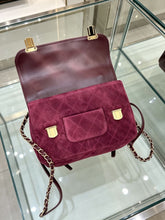 Load image into Gallery viewer, CC1533 Chanel 26B Suede Backpack / HIGHEST QUALITY VERSION  / 26 × 17 × 6.5 cm
