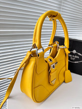 Load image into Gallery viewer, PD259 Moon Re-Nylon and Leather Bag / 8.6x6.3x2.7inch
