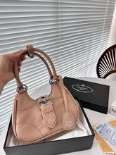 Load image into Gallery viewer, PD259 Moon Re-Nylon and Leather Bag / 8.6x6.3x2.7inch
