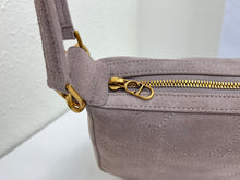 Load image into Gallery viewer, DR688 Dior CD Quilted Suede Underarm Bag Large / 30.5 × 16.5 × 8 cm
