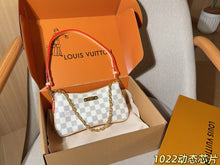 Load image into Gallery viewer, LB1447 Louis Vuitton Liv Pochette / Damier Ebène Canvas / 24 x 13 x 3 cm

