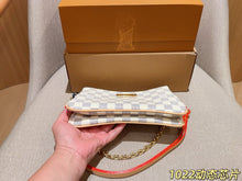 Load image into Gallery viewer, LB1447 Louis Vuitton Liv Pochette / Damier Ebène Canvas / 24 x 13 x 3 cm
