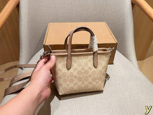 Load image into Gallery viewer, COH001 Coach Mini City Tote Bag / Signature Canvas / 17 x 14 x 9 cm
