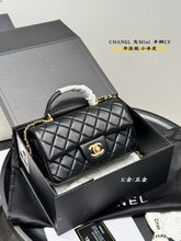 Load image into Gallery viewer, CC1114 Mini Flap Bag with Top Handle / 4.7 × 7.8 × 2.3 in
