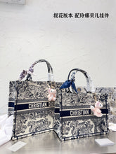 Load image into Gallery viewer, DR313 Medium/Large Dior Book Tote
