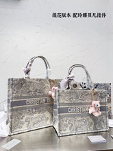 Load image into Gallery viewer, DR313 Medium/Large Dior Book Tote
