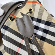 Load image into Gallery viewer, BUR131 Medium Check Bucket Bag / 10.8 x 6.3 x 22.4in / HIGHEST QUALITY VERSION
