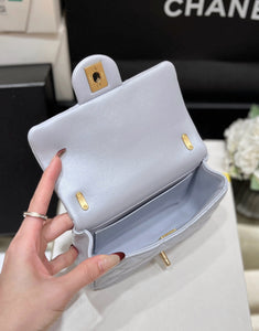 CC902 Mini Flap Bag / HIGHEST QUALITY VERSION / 4.9 × 6.6 × 2 in