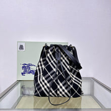 Load image into Gallery viewer, BUR132 Medium Check Bucket Bag / 10.8 x 6.3 x 22.4in / HIGHEST QUALITY VERSION
