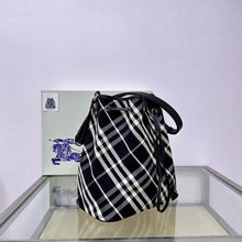 Load image into Gallery viewer, BUR132 Medium Check Bucket Bag / 10.8 x 6.3 x 22.4in / HIGHEST QUALITY VERSION
