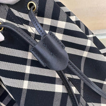 Load image into Gallery viewer, BUR132 Medium Check Bucket Bag / 10.8 x 6.3 x 22.4in / HIGHEST QUALITY VERSION

