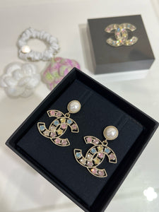 JW972 CC Earrings, Necklace