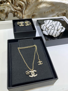 JW976 CC Earrings, Necklace