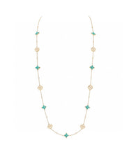 Load image into Gallery viewer, JW906 LB Color Blossom BB Multi-Pattern Long Necklace

