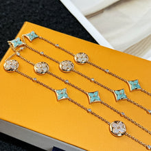 Load image into Gallery viewer, JW906 LB Color Blossom BB Multi-Pattern Long Necklace
