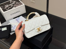 Load image into Gallery viewer, CC1192 Mini Flap Bag with Top Handle / 4.7 x 7.7 x 2.6in
