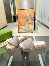 Load image into Gallery viewer, SE1127 Women&#39;s Jumbo GG Platfor Slide Sandal / Size5-12
